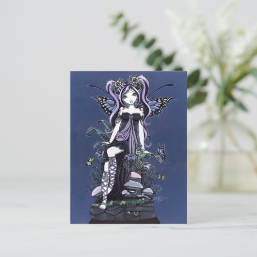 Cassandra Flower Fairy Briefkaart (Staand voorkant)