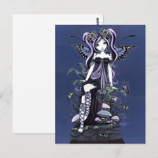 Cassandra Flower Fairy Briefkaart (Voorkant / Achterkant)