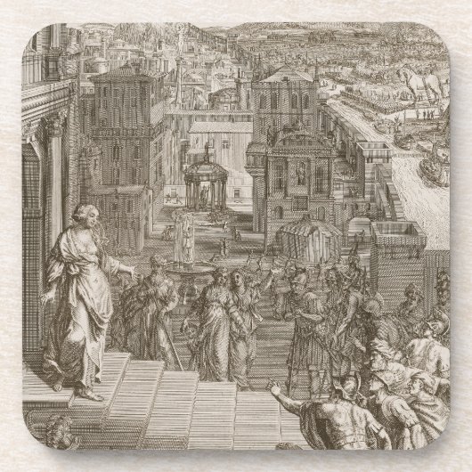 Cassandra Foretells the Trojans their Fate en is Bier Onderzetter (Voorkant)