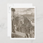 Cassandra Foretells the Trojans their Fate en is Briefkaart (Voorkant / Achterkant)