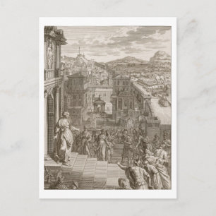 Cassandra Foretells the Trojans their Fate en is Briefkaart