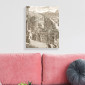 Cassandra Foretells the Trojans their Fate en is Canvas Afdruk (Insitu (Woonkamer))