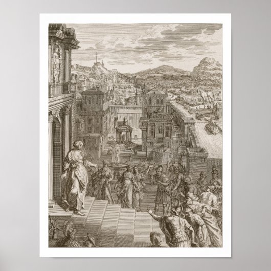 Cassandra Foretells the Trojans their Fate en is Poster (Voorkant)