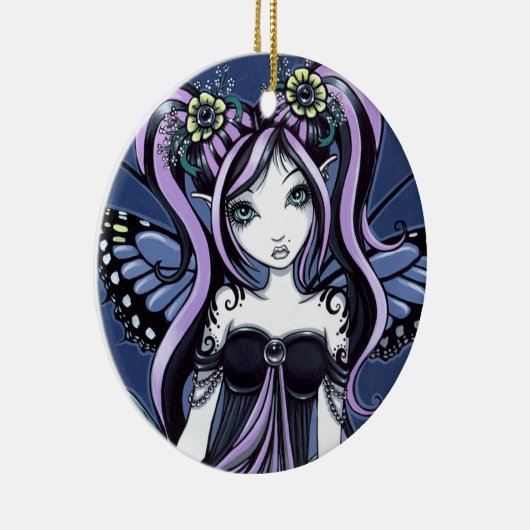 "Cassandra" Gothic Tattoo Flower Fairy Ornament (Rechts)