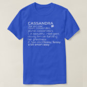 Cassandra Naam Cassandra Definitie Cassandra Fema T-shirt (Design voorkant)
