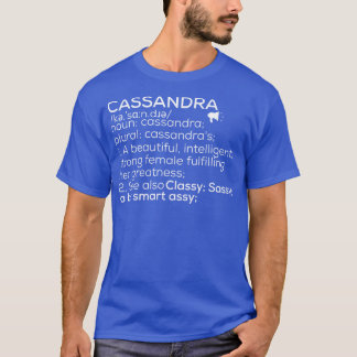 Cassandra Naam Cassandra Definitie Cassandra Fema T-shirt