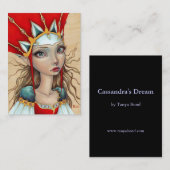 Cassandra's droom visitekaartje (Voorkant / Achterkant)