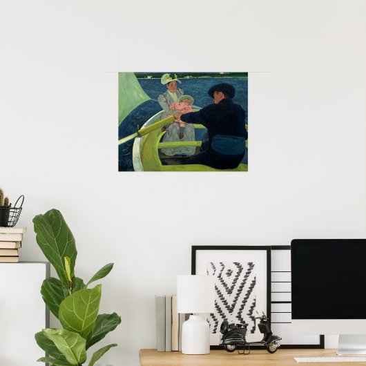 Cassat - Boatpartij Poster (Thuiskantoor)