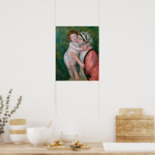 Cassat - moeder en kind poster (Keuken)