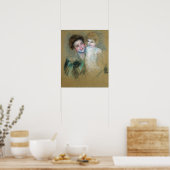 Cassat - moeder en kind poster (Keuken)