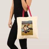 Cassats kinderen op de strand - Bag Tote Bag (Voorkant (product))