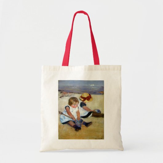 Cassats kinderen op de strand - Bag Tote Bag (Voorkant)