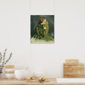 Cassatt - Boerenmoeder en kind Poster (Keuken)