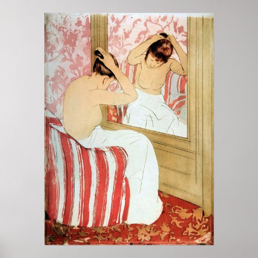 Cassatt - Coiffure Poster (Voorkant)