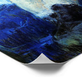 Cassatt - Elsie in blauw Stoel 1880 Poster (Hoek)