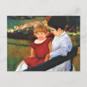 Cassatt - in het park briefkaart (Voorkant)