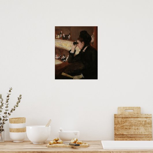 Cassatt - in Loge Poster (Keuken)
