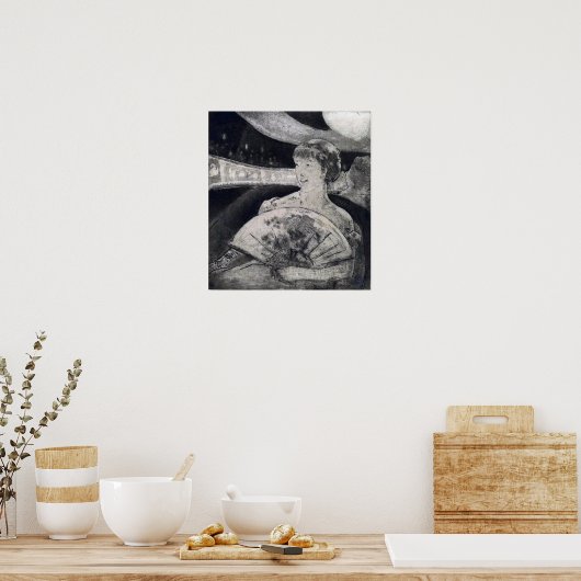 Cassatt - in opera box poster (Keuken)