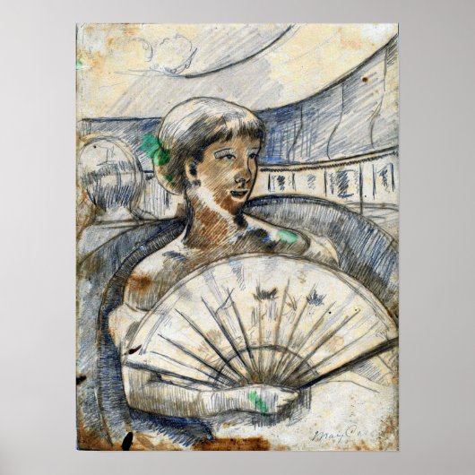 Cassatt - in opera box poster (Voorkant)