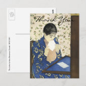 Cassatt is de brief briefkaart (Voorkant / Achterkant)