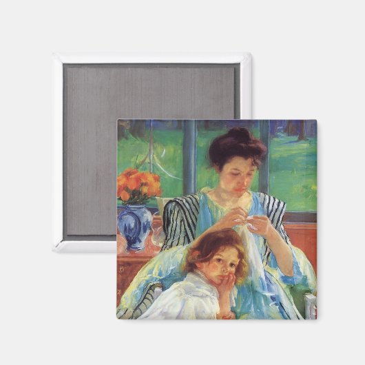 Cassatt: Jonge Moeder Magneet (Voorkant / Achterkant)