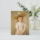 Cassatt Kind in Strohoed Briefkaart (Staand voorkant)