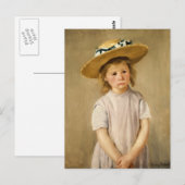 Cassatt Kind in Strohoed Briefkaart (Voorkant / Achterkant)