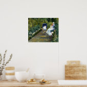 Cassatt - kinderen in de tuin (de zuster) poster (Keuken)