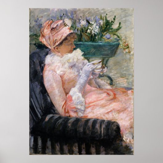Cassatt - Kopje thee Poster (Voorkant)