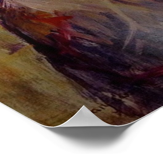 Cassatt Kunstmoeder en kind Poster (Hoek)