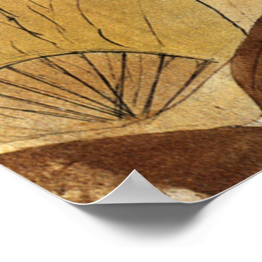 Cassatt - Lamp 1891 Poster (Hoek)