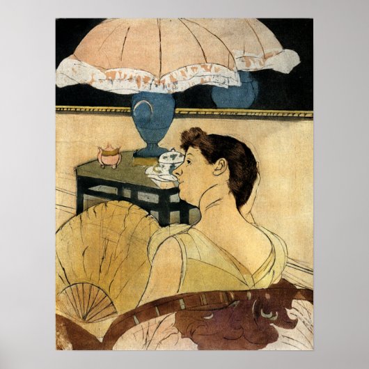 Cassatt - Lamp 1891 Poster (Voorkant)