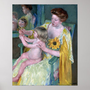 Cassatt - Moeder en Kind 2 Poster