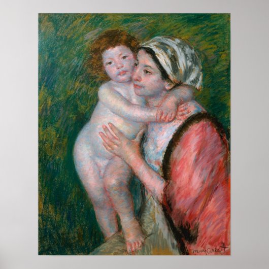 Cassatt - Moeder en Kind Poster (Voorkant)