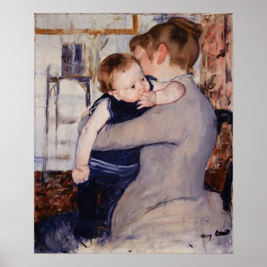 Cassatt - Moeder en Kind Poster (Voorkant)