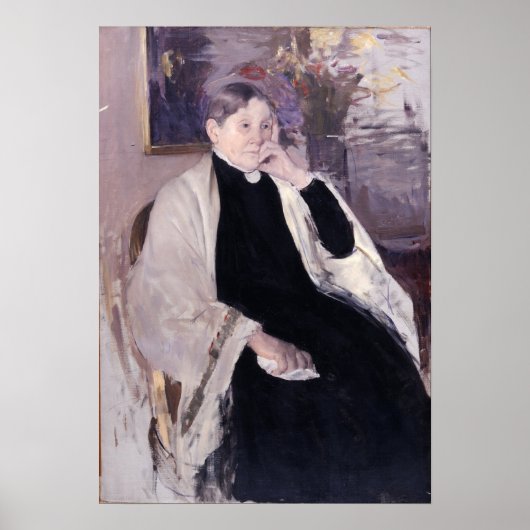 Cassatt - Mrs Robert S. Cassatt Artist's moeder Poster (Voorkant)