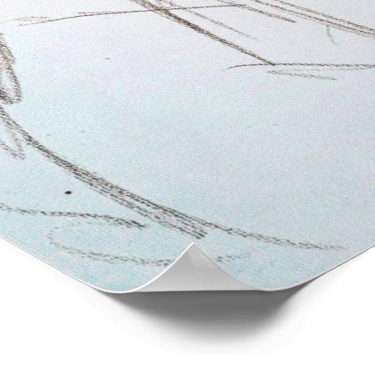 Cassatt - Sara met haar Bonnet en Coat Poster (Hoek)