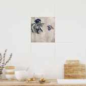 Cassatt - Susan en kind tegenover elkaar Poster (Keuken)
