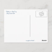 Cassatt's "Kinderen op het strand" Briefkaart (Achterkant)