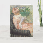 Cassatts kopje thee kaart (Voorkant)