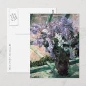 Cassatt's "Lilacs in a Window" Briefkaart (Voorkant / Achterkant)