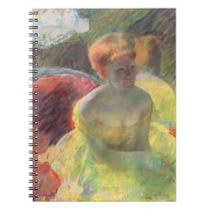 Cassatt's Lydia Leaning op haar armen Notitieboek