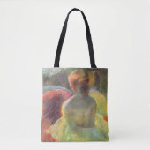 Cassatt's Lydia Leaning op haar armen Tote Bag (Voorkant)