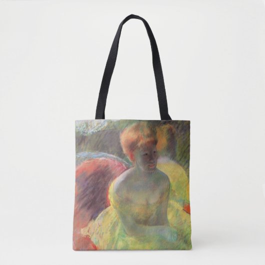 Cassatt's Lydia Leaning op haar armen Tote Bag