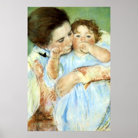 Cassatt's moeder en kind poster (Voorkant)
