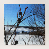 Casse-tête Puzzle paysage Baies d'hiver Legpuzzel (Verticaal)