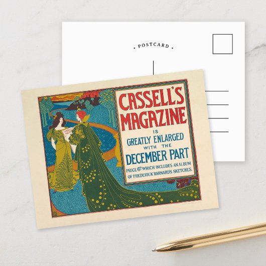  Cassell's Magazine december 1896 Briefkaart