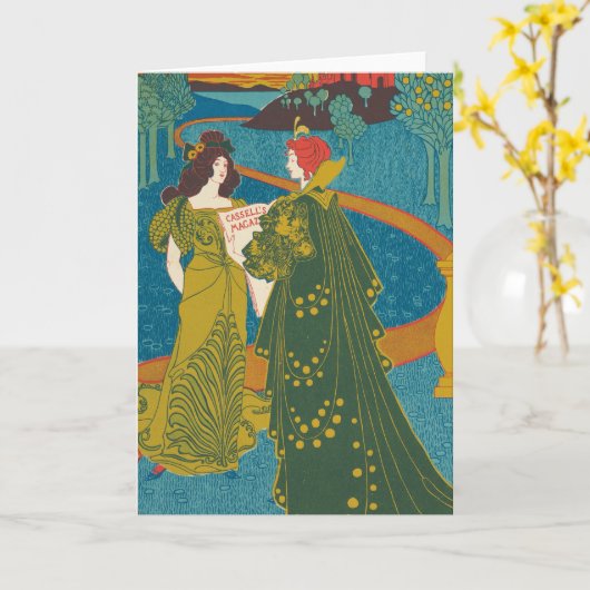  Cassell's Magazine december 1896 Kaart (Gele Bloem)