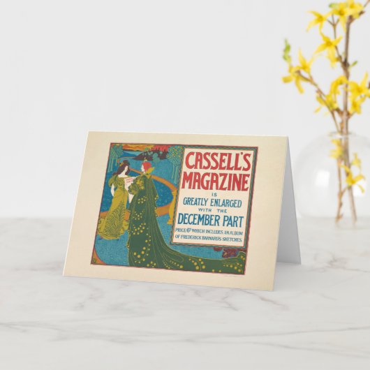  Cassell's Magazine december 1896 Kaart (Gele Bloem)