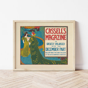  Cassell's Magazine december 1896 Poster